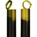 G.A.S. Hardware 130 lb. Heavy-Duty Double-Looped Garage Door Extension Spring 2-Pack - YELLOW ES-130-YELLOW